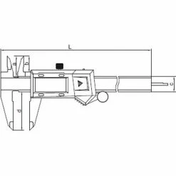 InSize 1102-300 0-12''/300MM Fractional Stainless Steel Digital Caliper -Cord Reels Shop 1102D