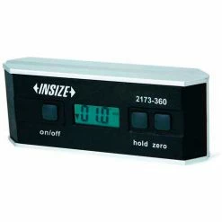 INSIZE Electronic Digital Protractor & Level 0-360°, 2173-360