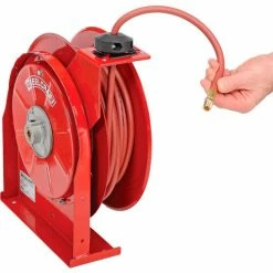 Reelcraft 5450 OLP 1/4"x50' 300 PSI Premium Duty All Steel Spring Retractable Compact Hose Reel -Cord Reels Shop 237026 02
