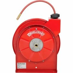 Reelcraft 5450 OLP 1/4"x50' 300 PSI Premium Duty All Steel Spring Retractable Compact Hose Reel -Cord Reels Shop 237026 03