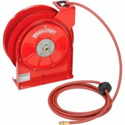 Reelcraft 5450 OLP 1/4"x50' 300 PSI Premium Duty All Steel Spring Retractable Compact Hose Reel -Cord Reels Shop 237026 05
