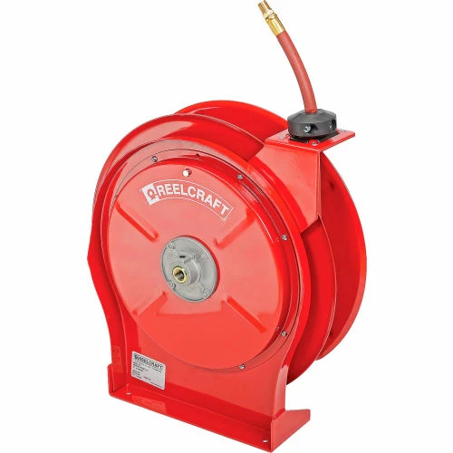 Reelcraft 5650 OLP 3/8"x50' 300 PSI Premium Duty All Steel Spring Retractable Compact Hose Reel 5 Reelcraft 5650 OLP 3/8"x50' 300 PSI Premium Duty All Steel Spring Retractable Compact Hose Reel - Image 3