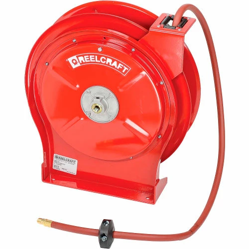 Reelcraft 5650 OLP 3/8"x50' 300 PSI Premium Duty All Steel Spring Retractable Compact Hose Reel 8 Reelcraft 5650 OLP 3/8"x50' 300 PSI Premium Duty All Steel Spring Retractable Compact Hose Reel - Image 6