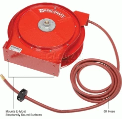 Reelcraft 5650 OLP 3/8"x50' 300 PSI Premium Duty All Steel Spring Retractable Compact Hose Reel 26 Reelcraft 5650 OLP 3/8"x50' 300 PSI Premium Duty All Steel Spring Retractable Compact Hose Reel -Cord Reels Shop 237029 4wco