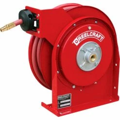Reelcraft 4625 OLP 3/8"x25' 300 PSI Premium Duty All Steel Spring Retractable Compact Hose Reel