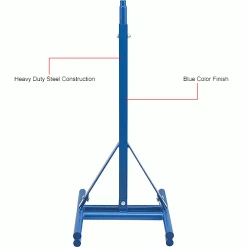 Global Industrial™ Height Adjustable Wire Meter Stand -Cord Reels Shop 320795IN 1wco