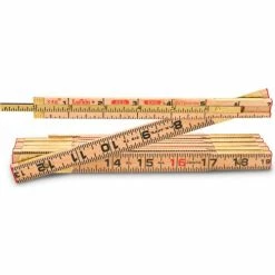 Lufkin HX46N 5/8" x 6' Red End® Wood Rule with Hook