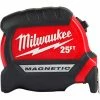 Milwaukee 48-22-0325 1" x 25' Compact Wide Blade Magnetic Tape Measure -Cord Reels Shop 32336091