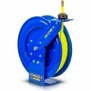 Coxreels SH-N-350-HV 3/8" x 50' 300PSI Hi-Vis Heavy Duty Spring Retractable Low Pressure Hose Reel -Cord Reels Shop 32338460