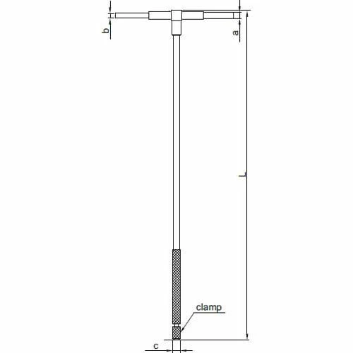 INSIZE Long Handle Telescoping Gage, 4209-4, 1-1/4 - 2-1/8 Range 4 INSIZE Long Handle Telescoping Gage, 4209-4, 1-1/4 - 2-1/8 Range - Image 2