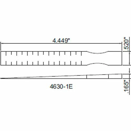 INSIZE Taper Gage, 4630-1e, .01 - .15 Range, .001 Graduation 4 INSIZE Taper Gage, 4630-1e, .01 - .15 Range, .001 Graduation - Image 2
