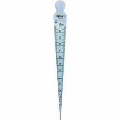 INSIZE Taper Gage, 4833-1, 1/32 - 5/8 (0.8 - 15mm) Range, 1/64 (0.1mm) Graduation