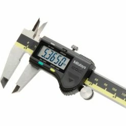 Mitutoyo 500-196-30CAL Digimatic 0-6''/150MM Stainless Digital Caliper W/ Long Form Calibration -Cord Reels Shop 499126 03