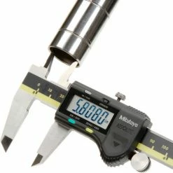 Mitutoyo 500-196-30CAL Digimatic 0-6''/150MM Stainless Digital Caliper W/ Long Form Calibration -Cord Reels Shop 499126 05