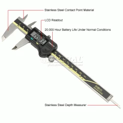 Mitutoyo 500-196-30 Digimatic 0-6''/150MM Stainless Steel Digital Caliper 18 Mitutoyo 500-196-30 Digimatic 0-6''/150MM Stainless Steel Digital Caliper -Cord Reels Shop 499126 1wco