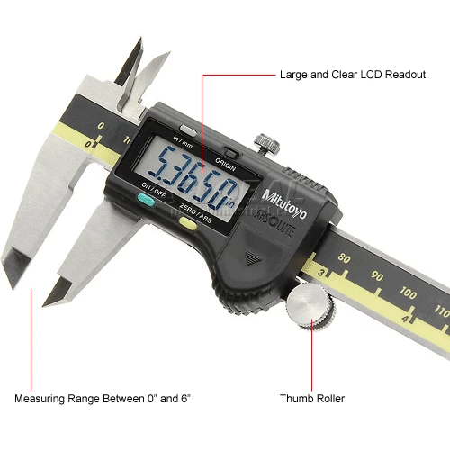 Mitutoyo 500-196-30 Digimatic 0-6''/150MM Stainless Steel Digital Caliper 10 Mitutoyo 500-196-30 Digimatic 0-6''/150MM Stainless Steel Digital Caliper - Image 8