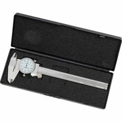 Import 6" Precision Dial Caliper With White Dial -Cord Reels Shop 534164 02