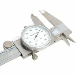 Import 6" Precision Dial Caliper With White Dial -Cord Reels Shop 534164 03