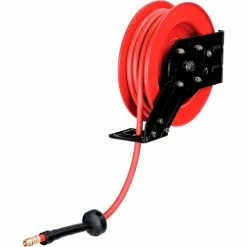 Global Industrial™ Spring Retractable Steel Hose Reel w/ 3/8" x 25'L Hose, 300 PSI -Cord Reels Shop 534172 03