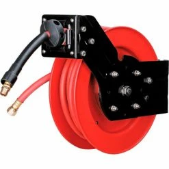 Global Industrial™ Spring Retractable Steel Hose Reel w/ 3/8" x 25'L Hose, 300 PSI -Cord Reels Shop 534172 04