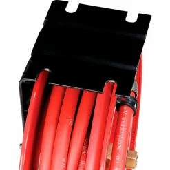 Global Industrial™ Spring Retractable Steel Hose Reel w/ 3/8" x 25'L Hose, 300 PSI -Cord Reels Shop 534172 07