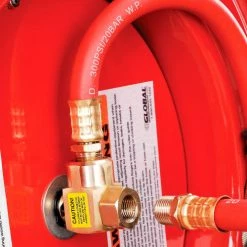 Global Industrial™ Spring Retractable Steel Hose Reel w/ 3/8" x 25'L Hose, 300 PSI -Cord Reels Shop 534172 09
