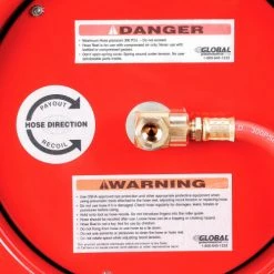 Global Industrial™ Spring Retractable Steel Hose Reel w/ 3/8" x 25'L Hose, 300 PSI -Cord Reels Shop 534172 11
