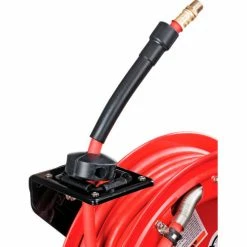 Global Industrial™ Spring Retractable Steel Hose Reel w/ 3/8" x 25'L Hose, 300 PSI -Cord Reels Shop 534172 12