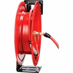 Global Industrial™ Spring Retractable Steel Hose Reel w/ 3/8" x 50'L Hose, 300 PSI -Cord Reels Shop 534173 06