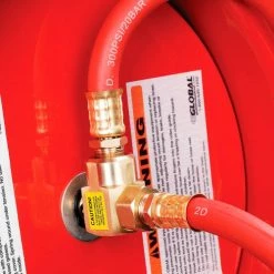 Global Industrial™ Spring Retractable Steel Hose Reel w/ 3/8" x 50'L Hose, 300 PSI -Cord Reels Shop 534173 08