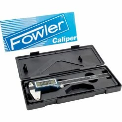 Fowler 54-103-006-0 Xtra-Value Plus 0-6"/150MM Fractional XL Display Stainless Digital Caliper -Cord Reels Shop 534604 02