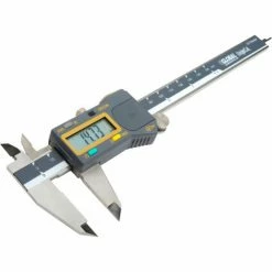 Global Industrial 0-6"/150MM Absolute Origin IP54 Digital Caliper W/ Factory Calibration