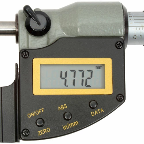 Global Industrial 0-1"/25.4MM Twin Force IP65 Digital Electronic & Analog Micrometer 6 Global Industrial 0-1"/25.4MM Twin Force IP65 Digital Electronic & Analog Micrometer - Image 4