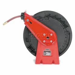 Reelcraft RT625-OLP 3/8"x 25' 300 PSI Medium Duty Low Pressure Spring Retractable Hose Reel -Cord Reels Shop 854109 04 1