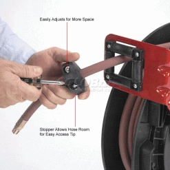 Reelcraft RT635-OLP 3/8"x 35' 300 PSI Medium Duty Low Pressure Spring Retractable Hose Reel -Cord Reels Shop 854109 3wco 6