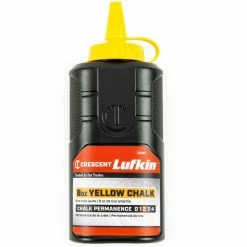 Crescent Lufkin® Chalk Refill, 8 Oz, Yellow