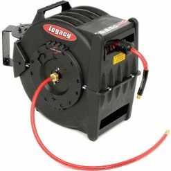 Legacy™ L8310 3/8"x 100' 350 PSI Enclosed Chassis Spring Retractable Composite Hose Reel