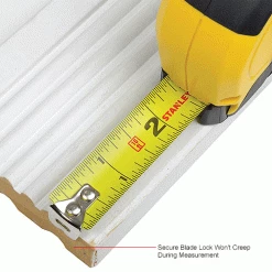 Stanley® Leverlock® STHT30812 Tape Rule 3/4" X 16' Tape Measure -Cord Reels Shop B2199554IN 2wco