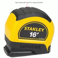 Stanley® Leverlock® STHT30812 Tape Rule 3/4" X 16' Tape Measure -Cord Reels Shop B2199554IN 3wco