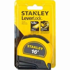Stanley® Leverlock® STHT30812 Tape Rule 3/4" X 16' Tape Measure -Cord Reels Shop B2199554 04