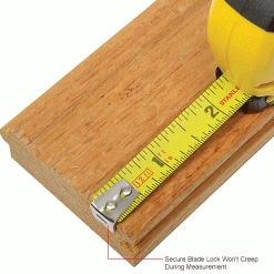 Stanley® Leverlock® STHT30810 Tape Rule 1/2" X 12' Tape Measure -Cord Reels Shop B2199555IN 2wco