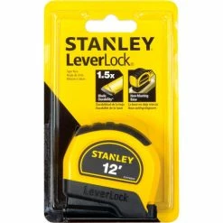 Stanley® Leverlock® STHT30810 Tape Rule 1/2" X 12' Tape Measure -Cord Reels Shop B2199555 04