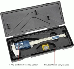 Fowler 54-101-150-2 Xtra-Value Cal 0-6''/150MM Large Easy-Read Display Stainless Digital Caliper -Cord Reels Shop B228404 3wco