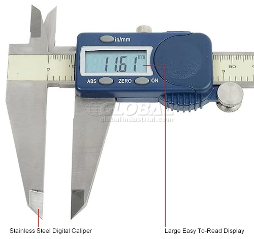 Fowler 54-101-300-1 Xtra-Value Cal 0-12''/300MM Large Easy-Read Display Stainless Digital Caliper 10 Fowler 54-101-300-1 Xtra-Value Cal 0-12''/300MM Large Easy-Read Display Stainless Digital Caliper - Image 8