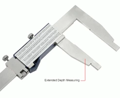 Fowler 54-100-024-1 Xtra-Range 0-24''/600MM Elongated Jaws Stainless Digital Caliper W/ Data Output -Cord Reels Shop B228411IN 4wco