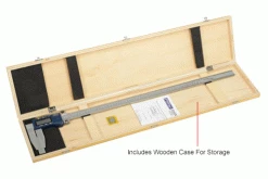 Fowler 54-100-024-1 Xtra-Range 0-24''/600MM Elongated Jaws Stainless Digital Caliper W/ Data Output -Cord Reels Shop B228411IN 5wco