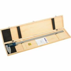 Fowler 54-100-024-1 Xtra-Range 0-24''/600MM Elongated Jaws Stainless Digital Caliper W/ Data Output -Cord Reels Shop B228411 03