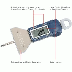 Fowler 54-225-555-0 Xtra-Value Depth Gage -Cord Reels Shop B228417 1wco