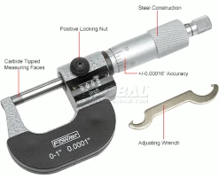 Fowler 52-224-001-1 0-1" Mechanical Outside Micrometer W/Digital Counter & Ratchet Stop Thimble 14 Fowler 52-224-001-1 0-1" Mechanical Outside Micrometer W/Digital Counter & Ratchet Stop Thimble -Cord Reels Shop B228419 1wco