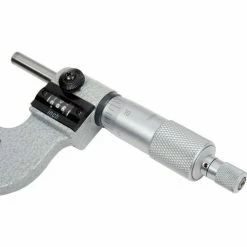 Fowler 52-224-002-1 1-2" Mechanical Outside Micrometer W/ Ratchet Stop Thimble -Cord Reels Shop B228420 05